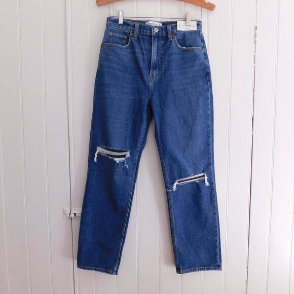 *Price Firm* 🦌 Abercrombie & Fitch Ankle Straight Size 28 - Picture 2 of 13